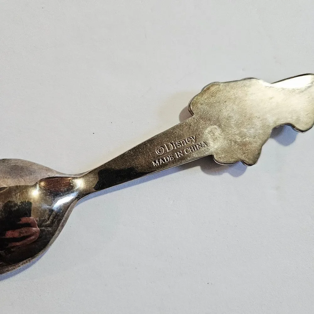 Vintage Disney Beauty & the Beast Belle Silverplate Silverware Collectible Spoon